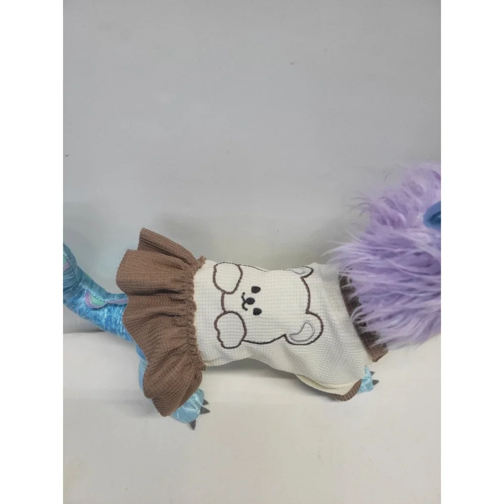 Dog or cat Bear Waffle Knit‎ Dog Cat Pet Dress Apparel Shirt Clothes Small S